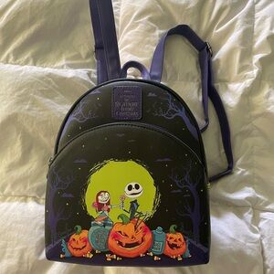 Jack and Sally mini backpack by lounge fly